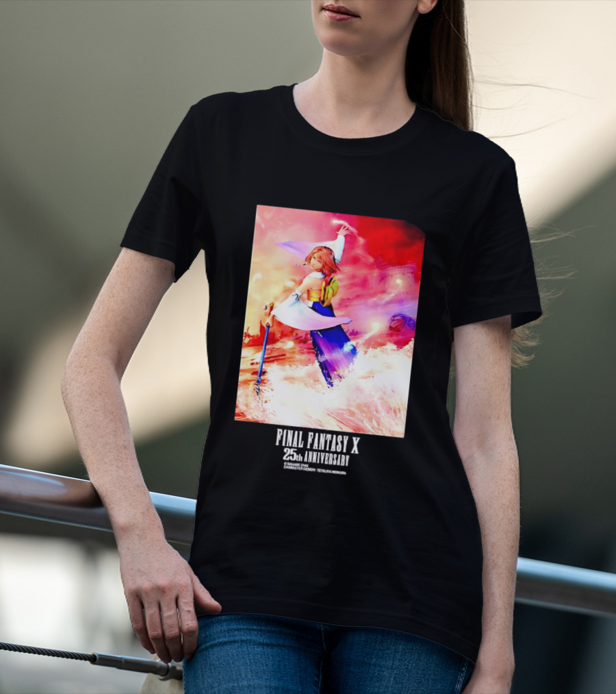 Final Fantasy X 25th Anniversary Yuna Square Enix T-Shirt