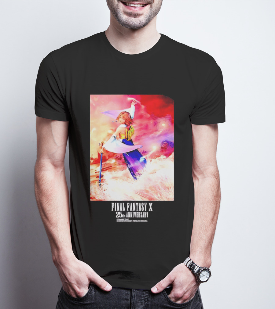 Final Fantasy X 25th Anniversary Yuna Square Enix T-Shirt