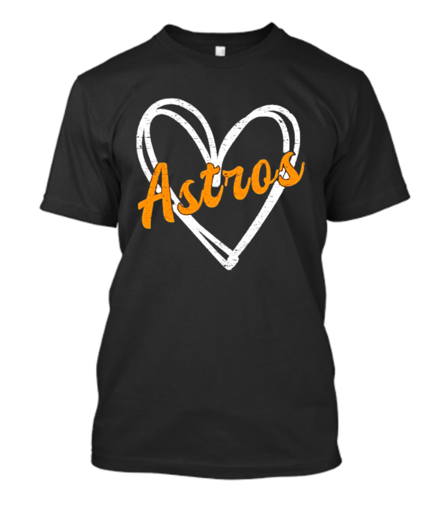 Houston Astros Heart Astros Fan T-Shirt