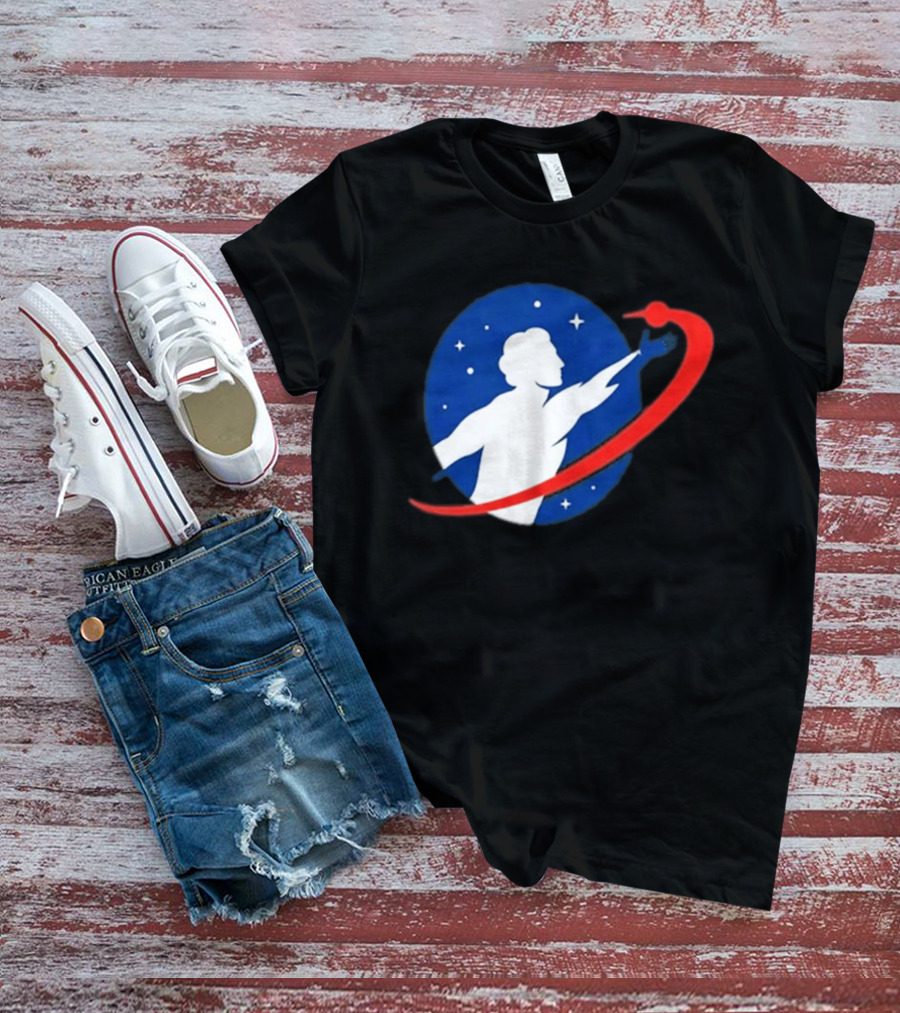 NASA Astronaut Space Exploration Promethean Action Patch T-Shirt