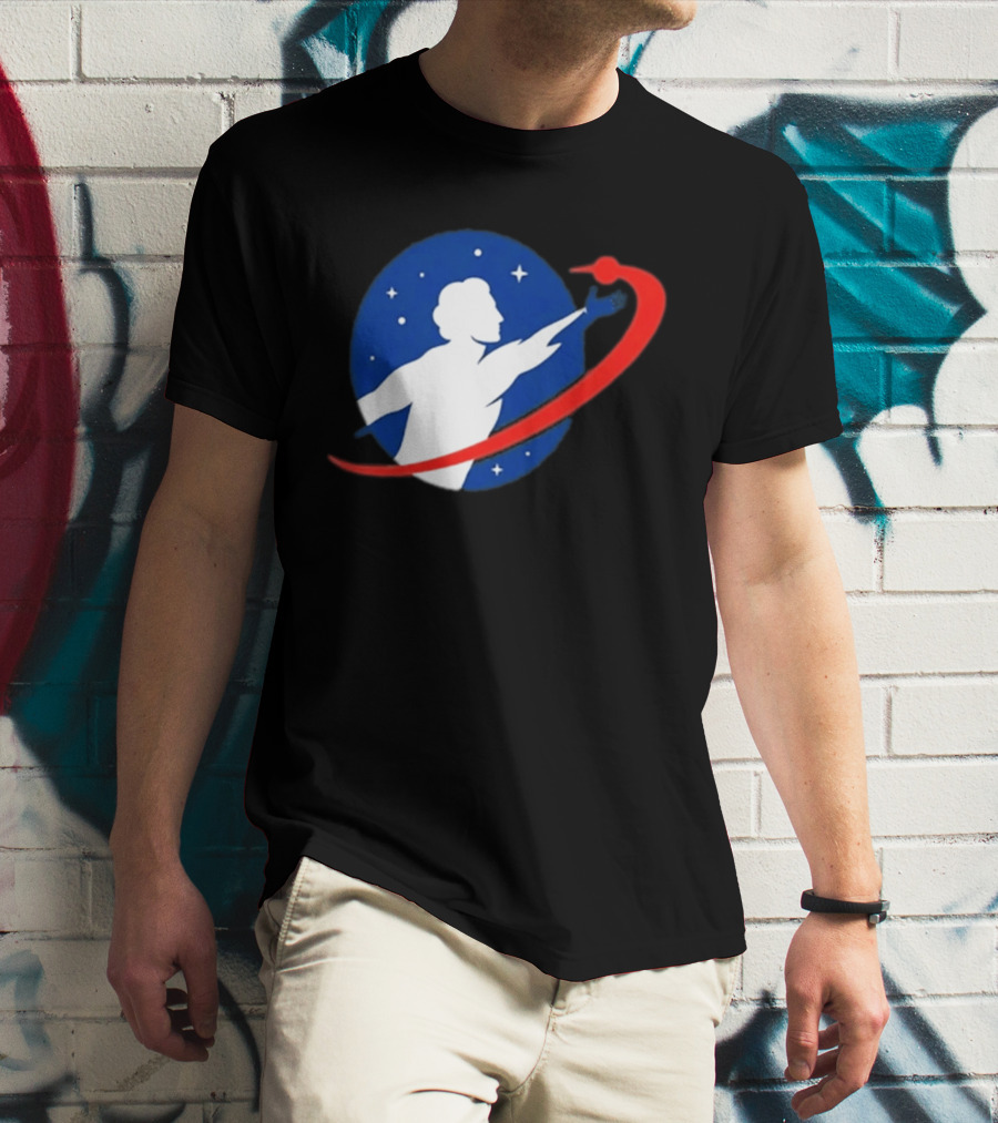 NASA Astronaut Space Exploration Promethean Action Patch T-Shirt