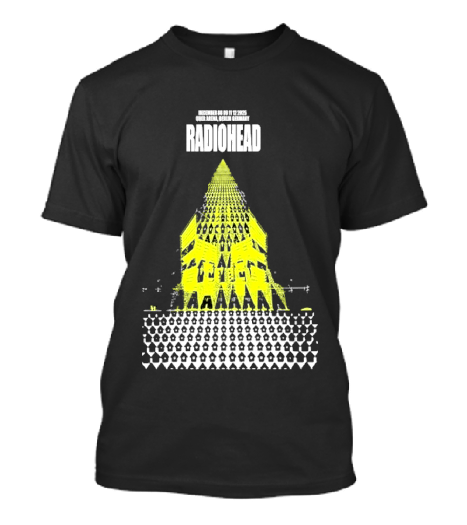 Radiohead Berlin 2025 Tour Dates Uber Arena Germany December 8 9 11 12 T-Shirt