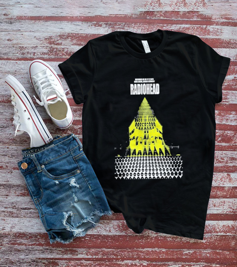 Radiohead Berlin 2025 Tour Dates Uber Arena Germany December 8 9 11 12 T-Shirt