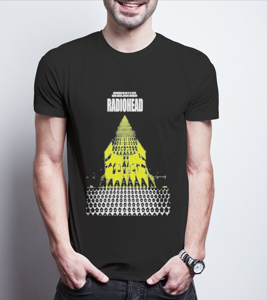 Radiohead Berlin 2025 Tour Dates Uber Arena Germany December 8 9 11 12 T-Shirt