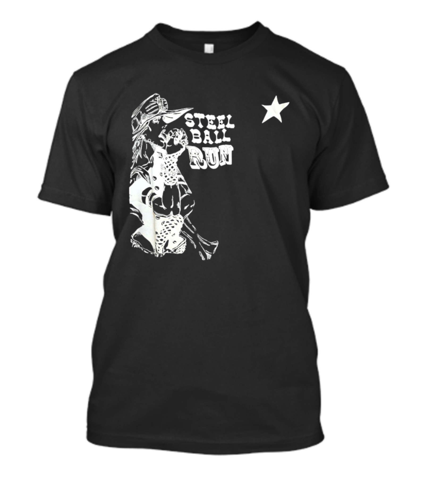 Steel Ball Run Gyro Zeppeli JoJo's Bizarre Adventure Star T-Shirt