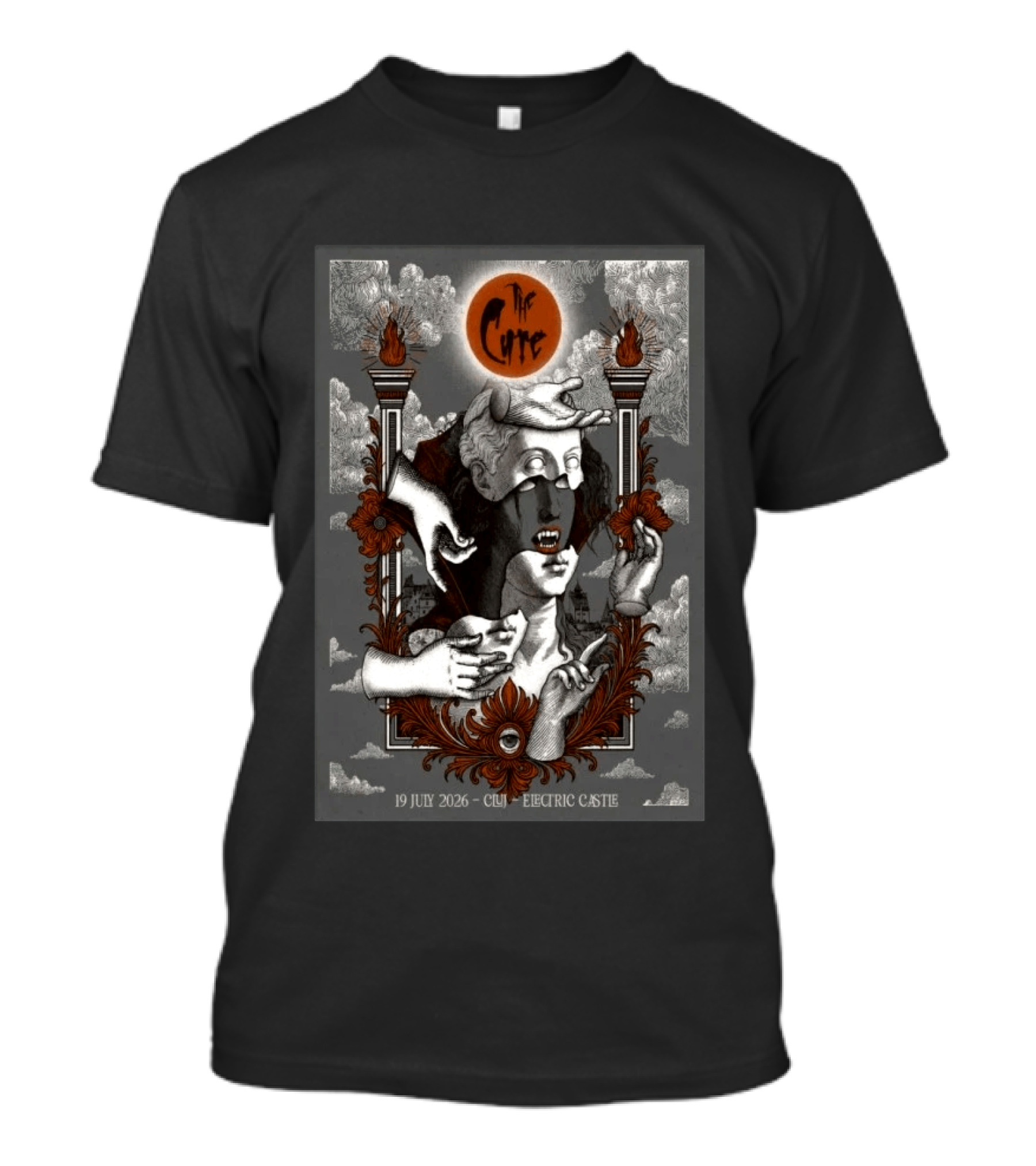 The Cure Electric Castle Cluj July 19 2026 T-Shirt