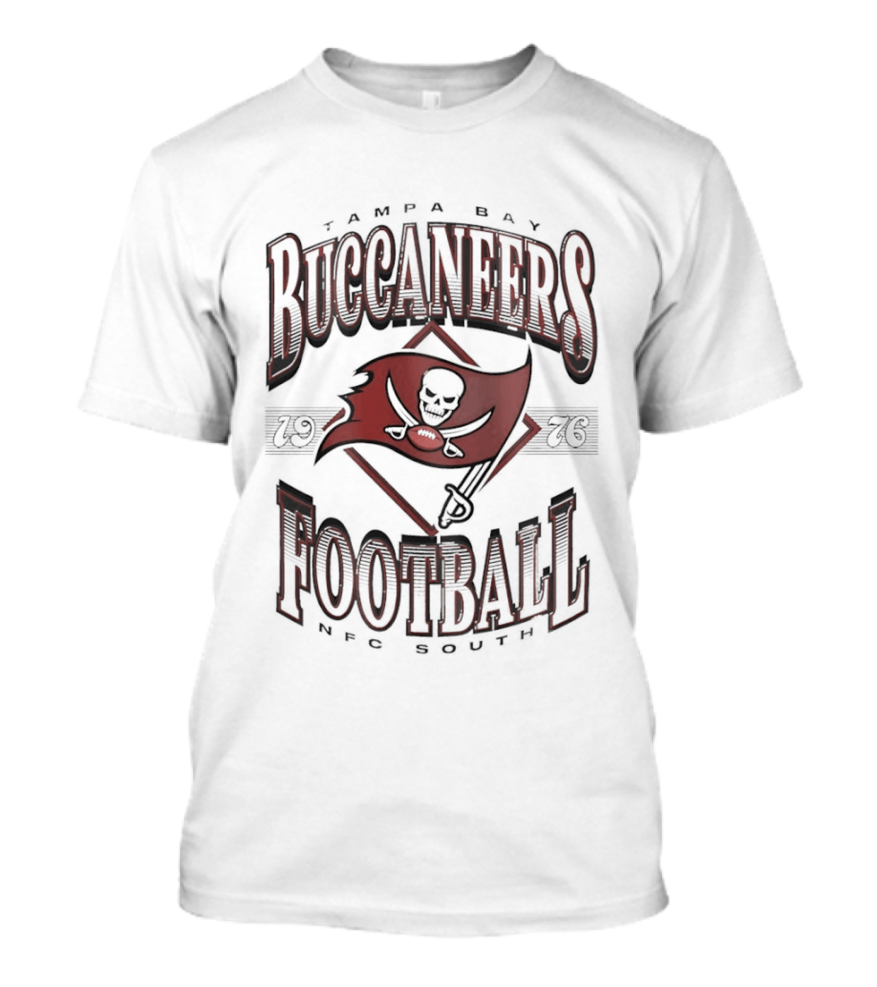 Tampa Bay Buccaneers 1976 Football NFC South T-Shirt