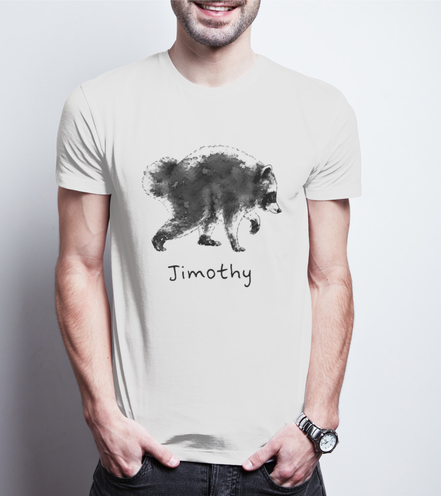 Timothy Raccoon Silhouette Meme T-Shirt