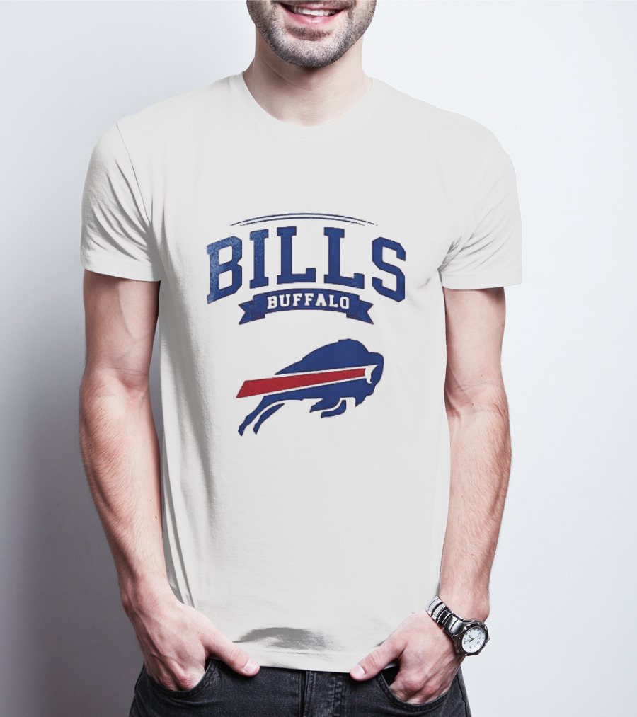 Buffalo Bills Ghostface Running Football T-Shirt