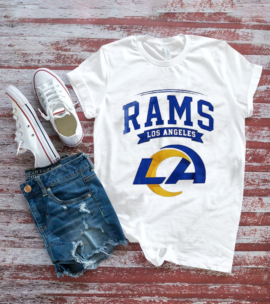 Los Angeles Rams Ghostface Running Football Collaboration T-Shirt