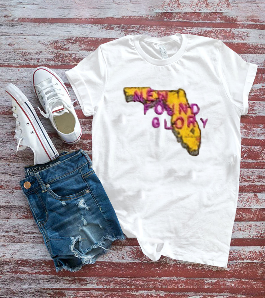 New Found Glory Florida Map You've Gotta Try Do What It Takes To Give Yourself A Break T-Shirt