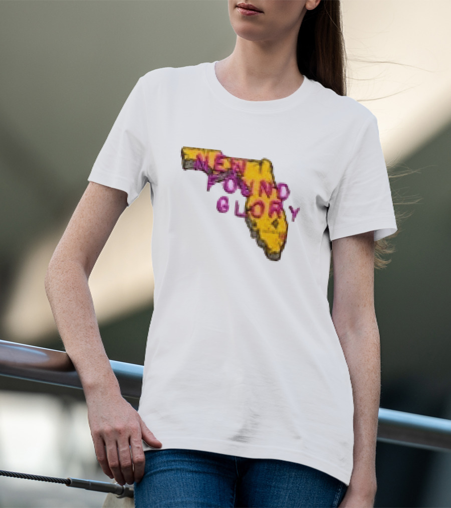 New Found Glory Florida Map You've Gotta Try Do What It Takes To Give Yourself A Break T-Shirt
