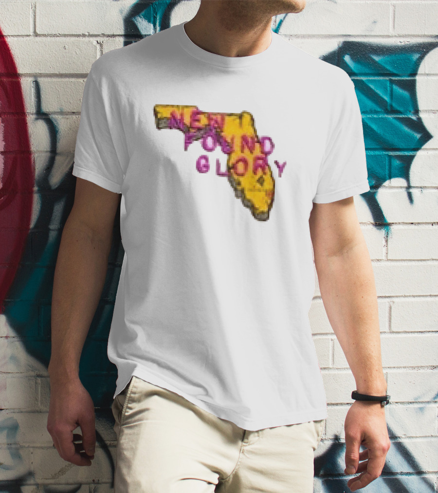 New Found Glory Florida Map You've Gotta Try Do What It Takes To Give Yourself A Break T-Shirt