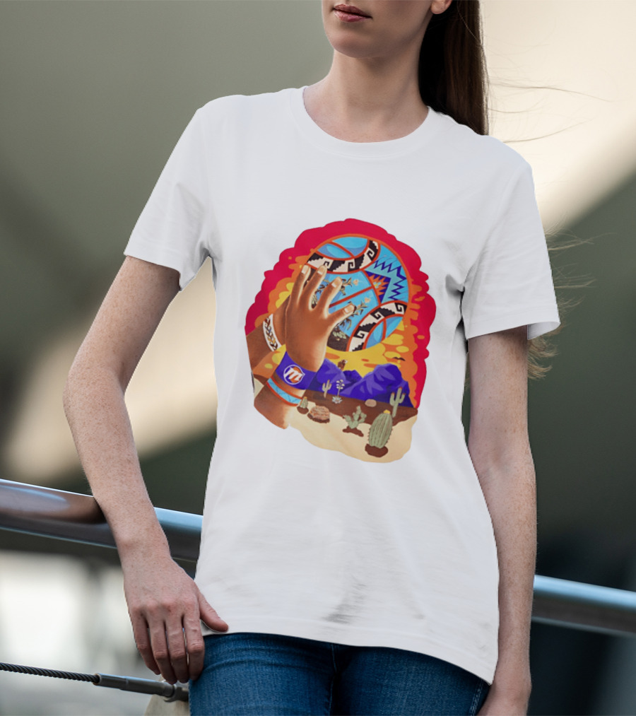 Phoenix Suns Desert Basketball Southwest NBA Cactus Mountain T-Shirt