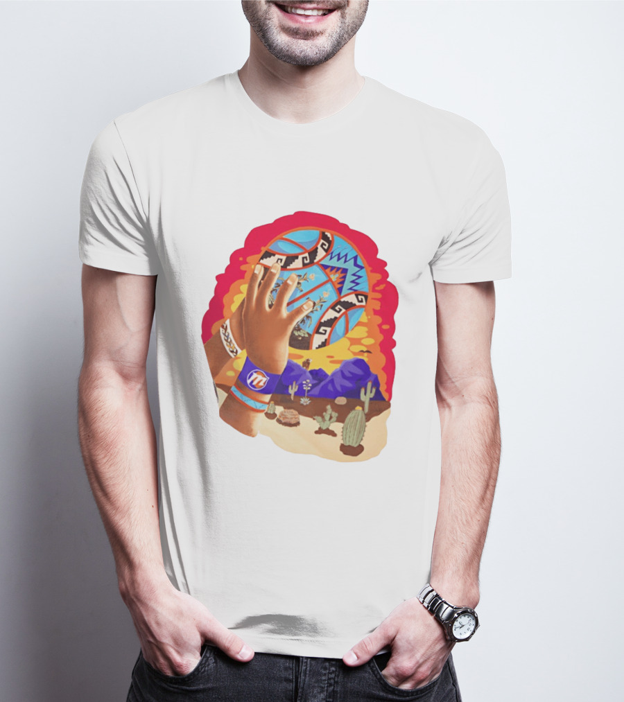 Phoenix Suns Desert Basketball Southwest NBA Cactus Mountain T-Shirt