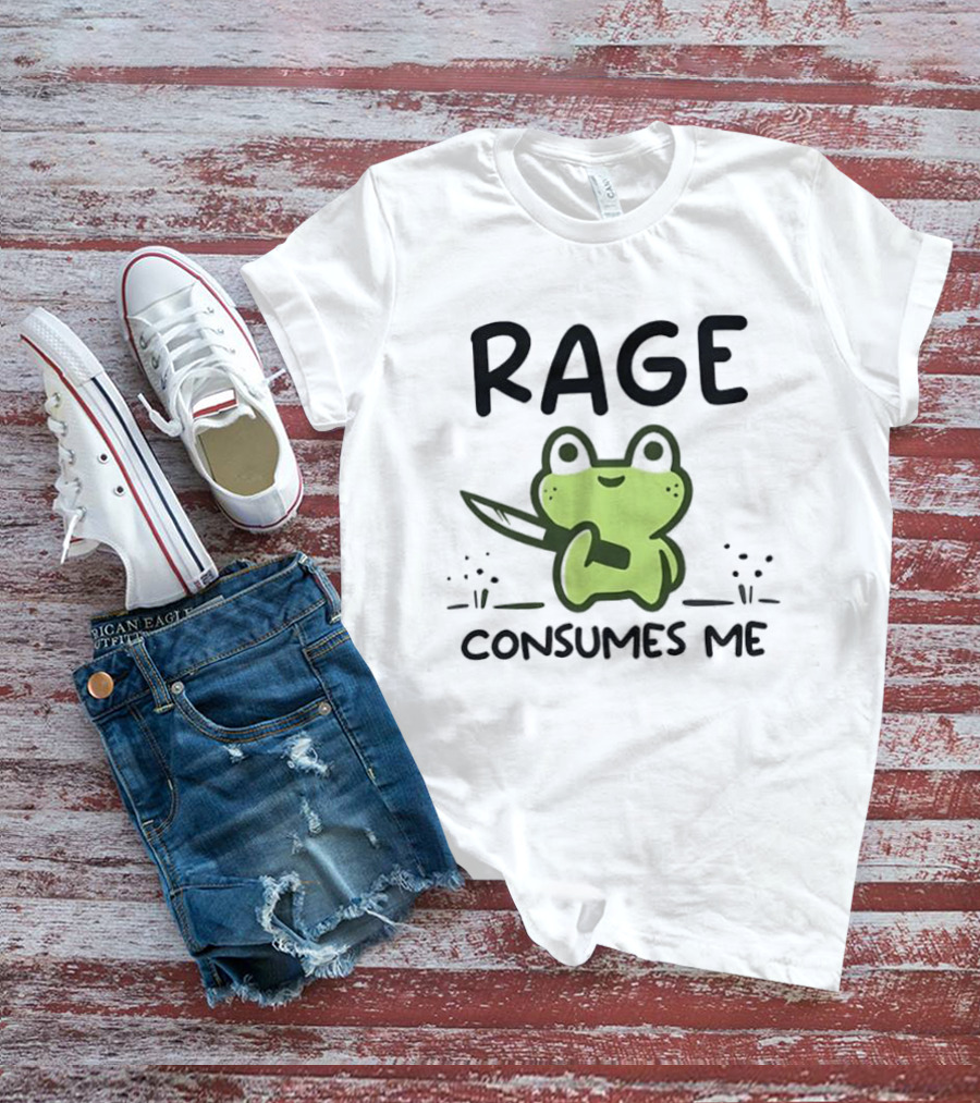 Rage Consumes Me Frog T-Shirt