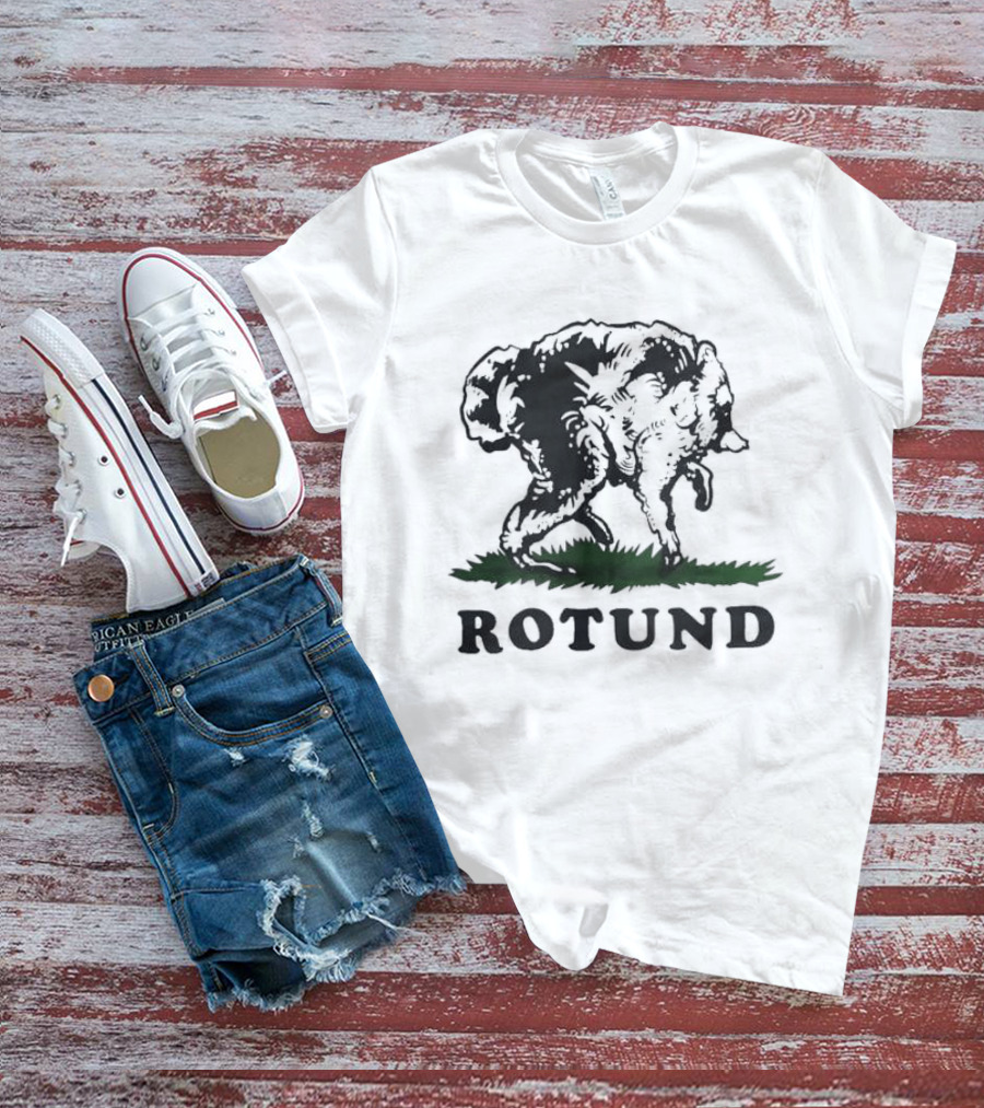 Rotund Jimothy Bear Flag T-Shirt