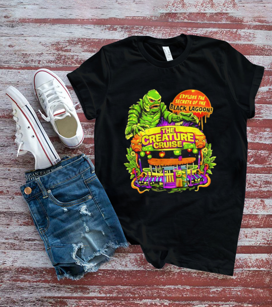 Explore The Secrets Of The Black Lagoon The Creature Cruise Adventure T-Shirt