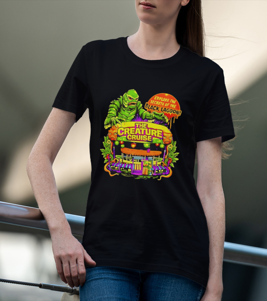 Explore The Secrets Of The Black Lagoon The Creature Cruise Adventure T-Shirt