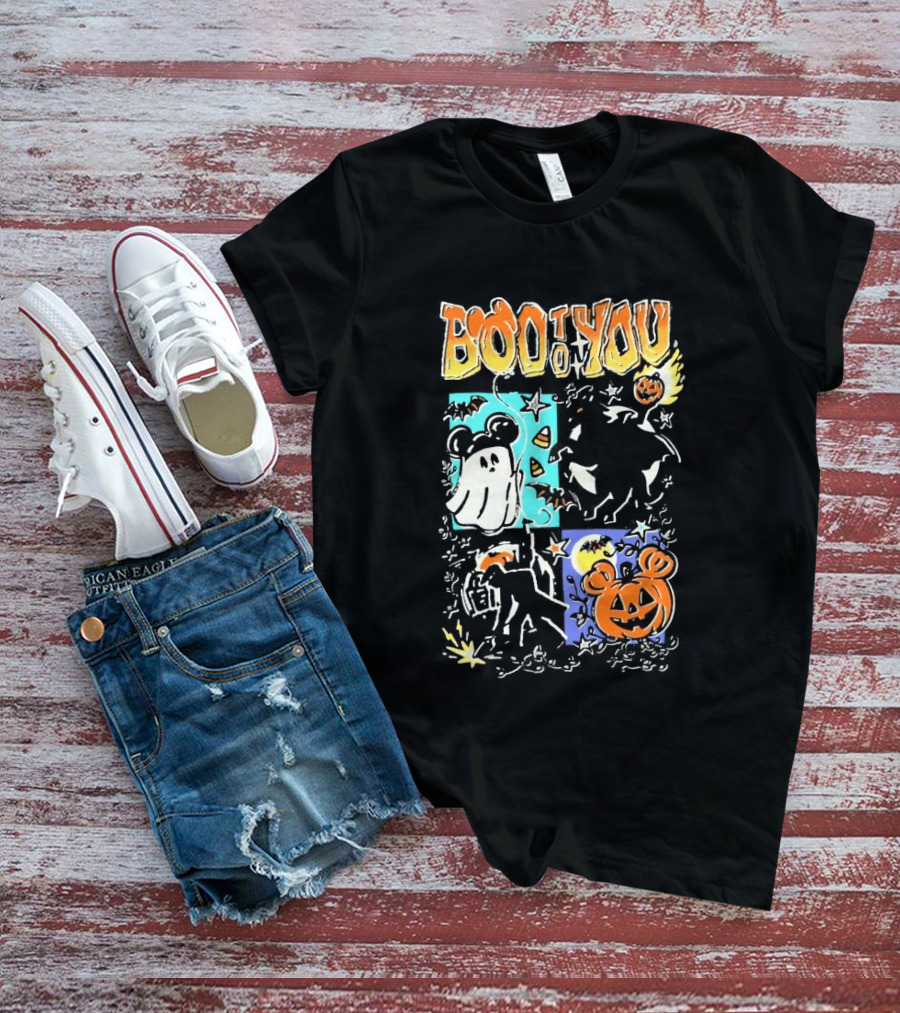 Boo To You Ghost And Pumpkin Halloween Fun T-Shirt