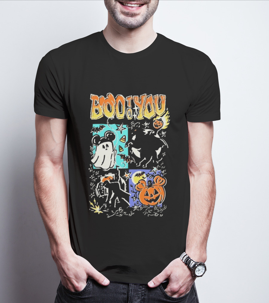 Boo To You Ghost And Pumpkin Halloween Fun T-Shirt