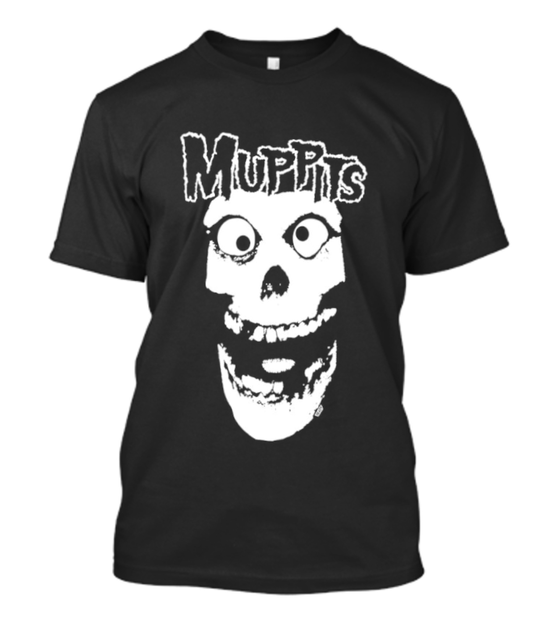 Muppits Punk Rock Skull Misfits T-Shirt
