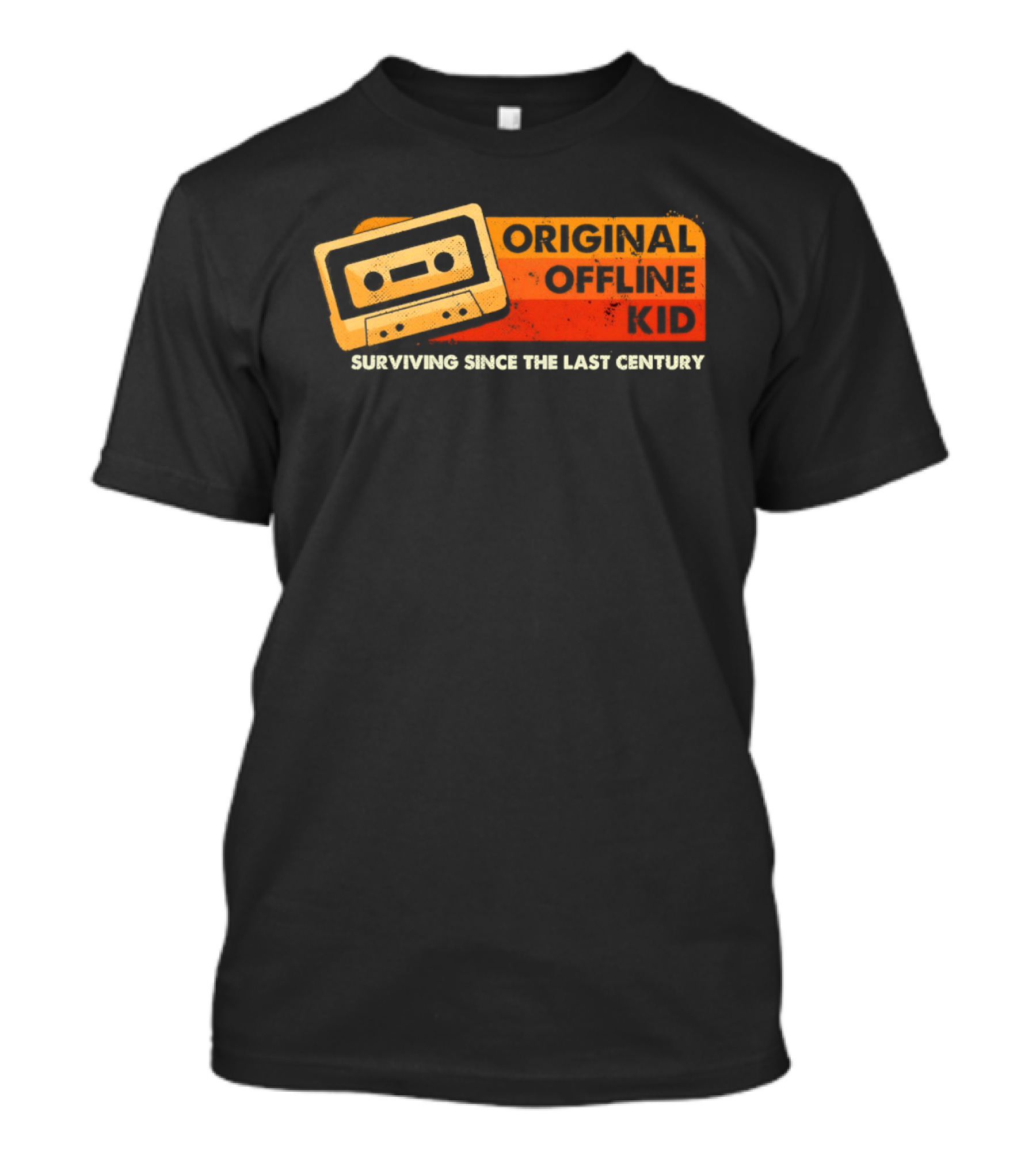 Original Offline Kid Cassette Surviving Since The Last Century T-Shirt