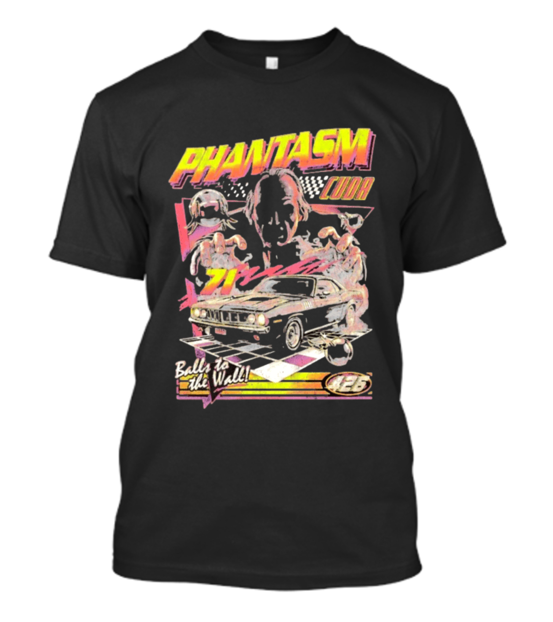 Phantasm Cuda 71 Balls To The Wall 426 Racing T-Shirt