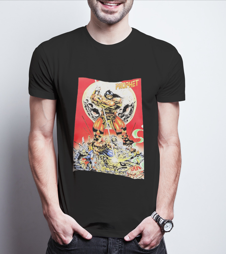 Prophet Comic SPLAT Comics Moon Battle Scene Cover T-Shirt