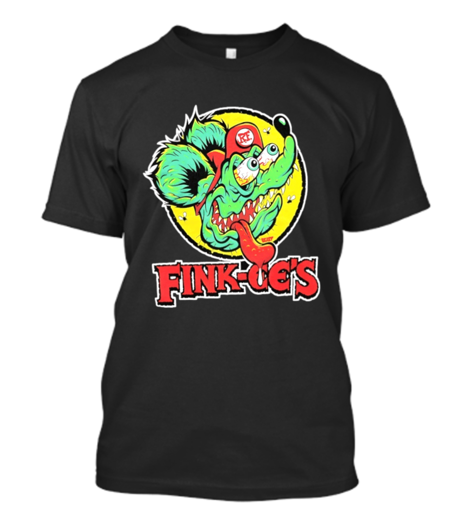 Fink Oe's Rat Fink RE Beast Ed Roth Hot Rod T-Shirt