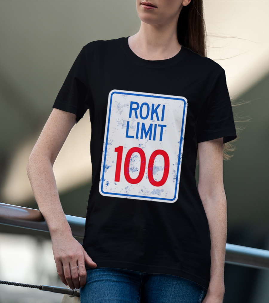 Roki Sasaki Speed Limit 100 Dodgers T-Shirt