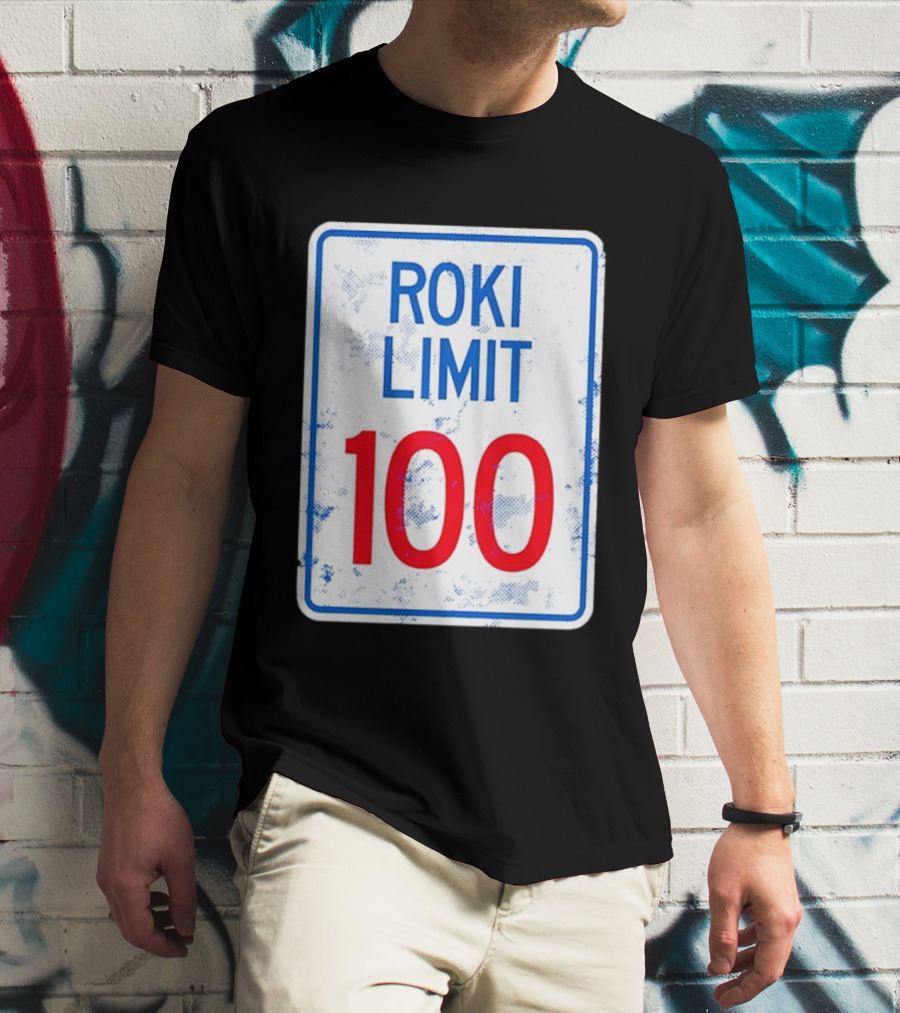 Roki Sasaki Speed Limit 100 Dodgers T-Shirt