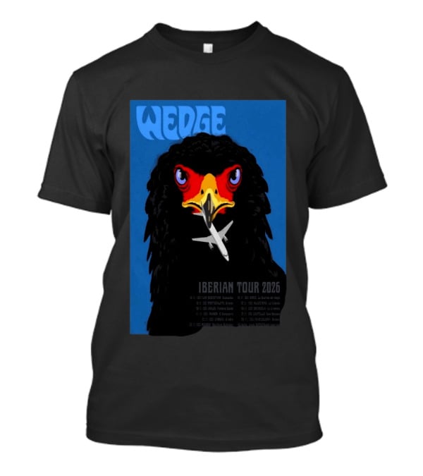 Wedge Iberian Tour 2026 Eagle Design With Airplane T-Shirt