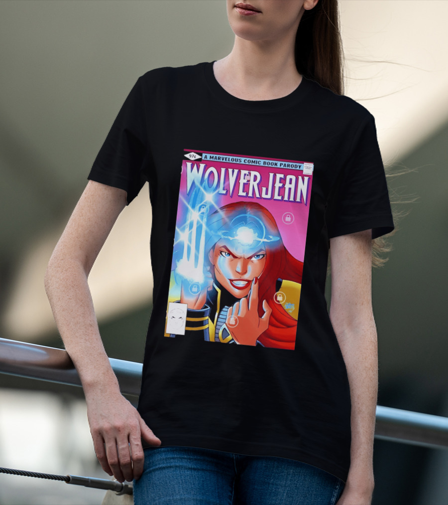 Wolverjean A Marvelous Comic Book Parody Cover 97 Cents T-Shirt