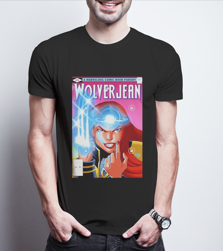 Wolverjean A Marvelous Comic Book Parody Cover 97 Cents T-Shirt