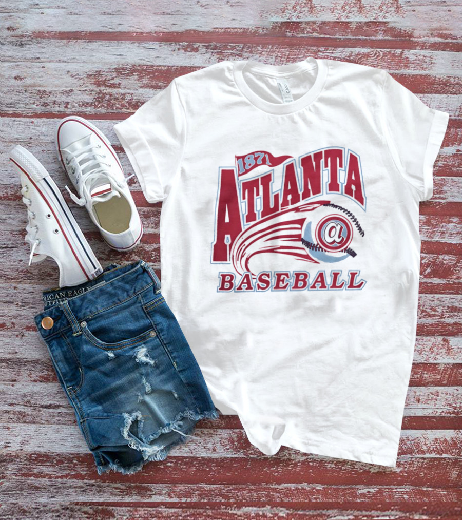 Atlanta Baseball 1871 Vintage Style MLB Team Fan T-Shirt