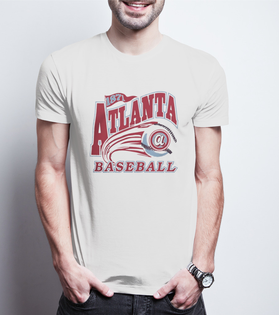 Atlanta Baseball 1871 Vintage Style MLB Team Fan T-Shirt