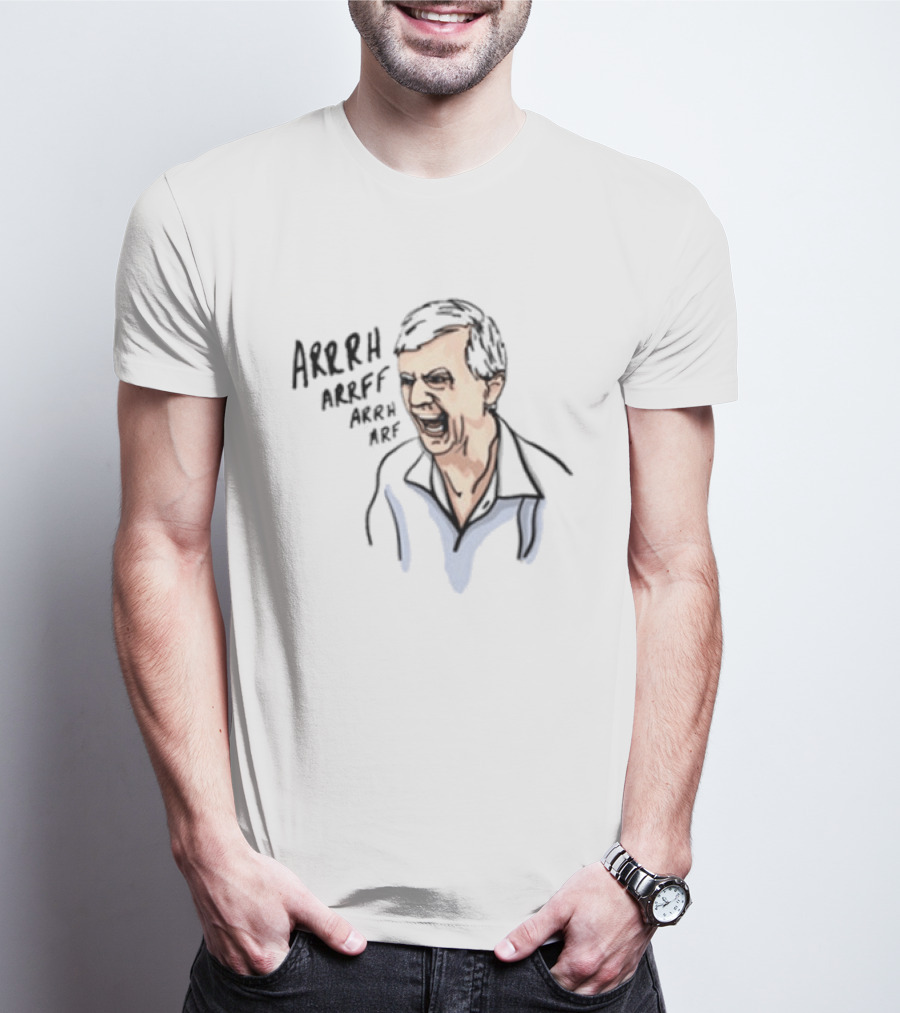 Barking Dog Man Arrrh Arrff Arrh Arf Yelling Character Meme T-Shirt