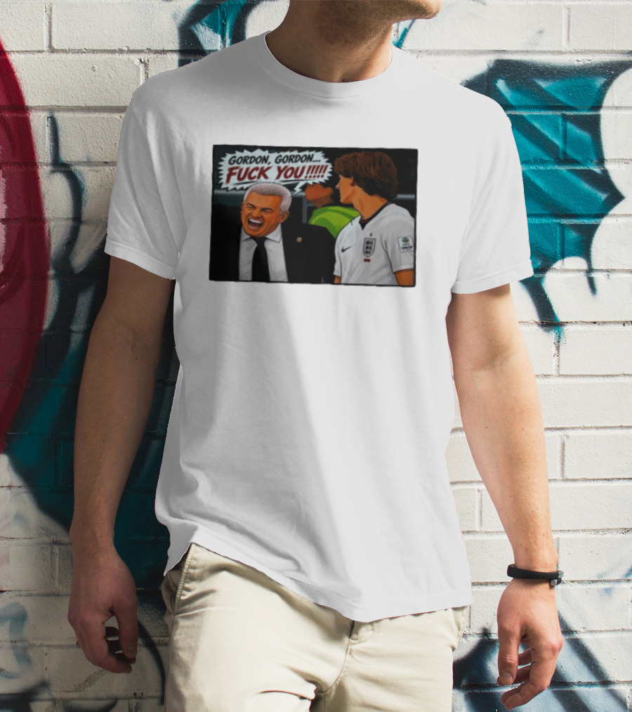 Gordon Gordon Fuck You England Football Meme Comic T-Shirt