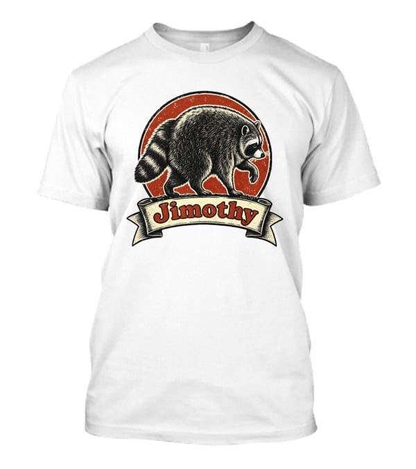 Jimothy Raccoon Vintage Style Meme T-Shirt