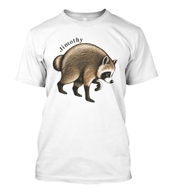 Jimothy Raccoon Seattle Ballard Walking Raccoon T-Shirt
