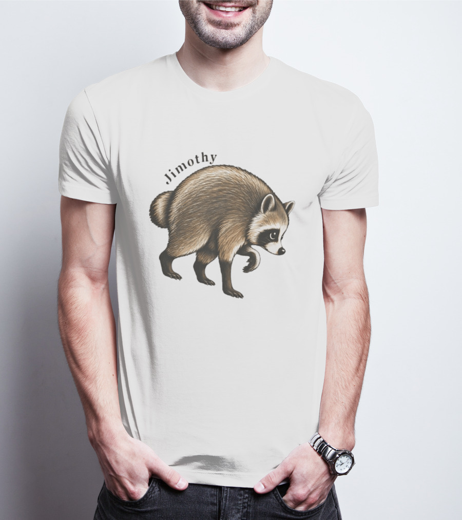 Jimothy Raccoon Seattle Ballard Walking Raccoon T-Shirt