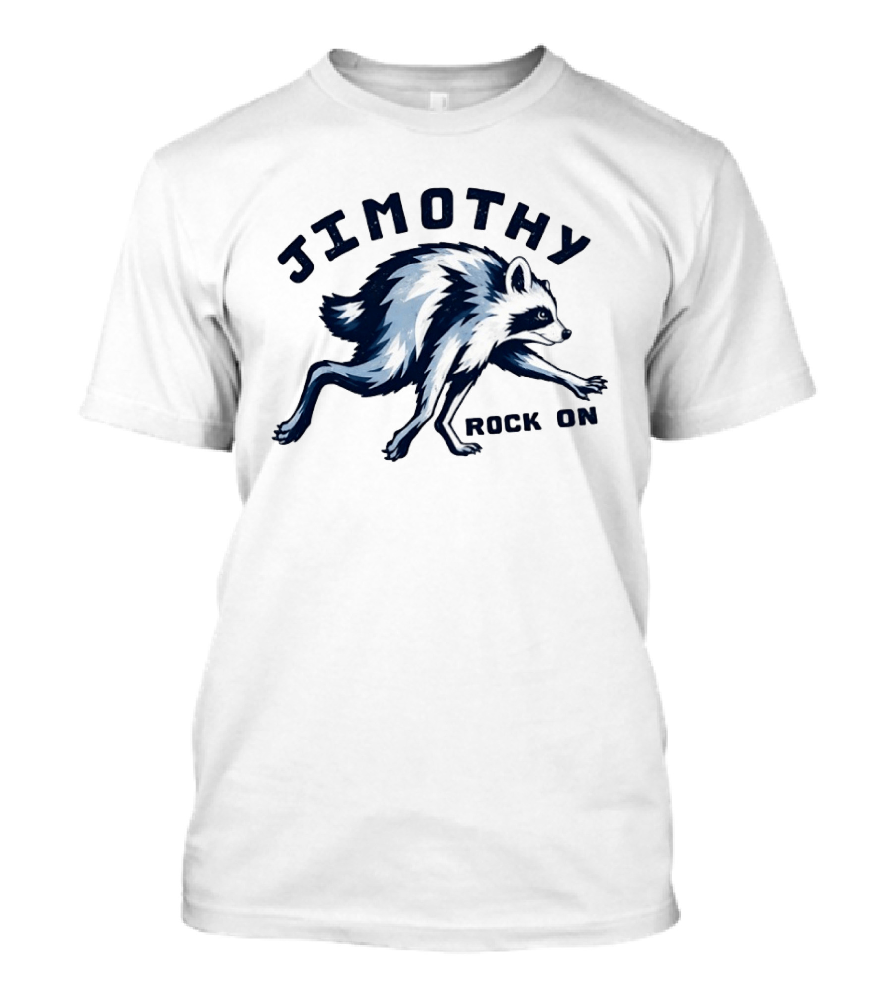 Jimothy Rock On Raccoon T-Shirt