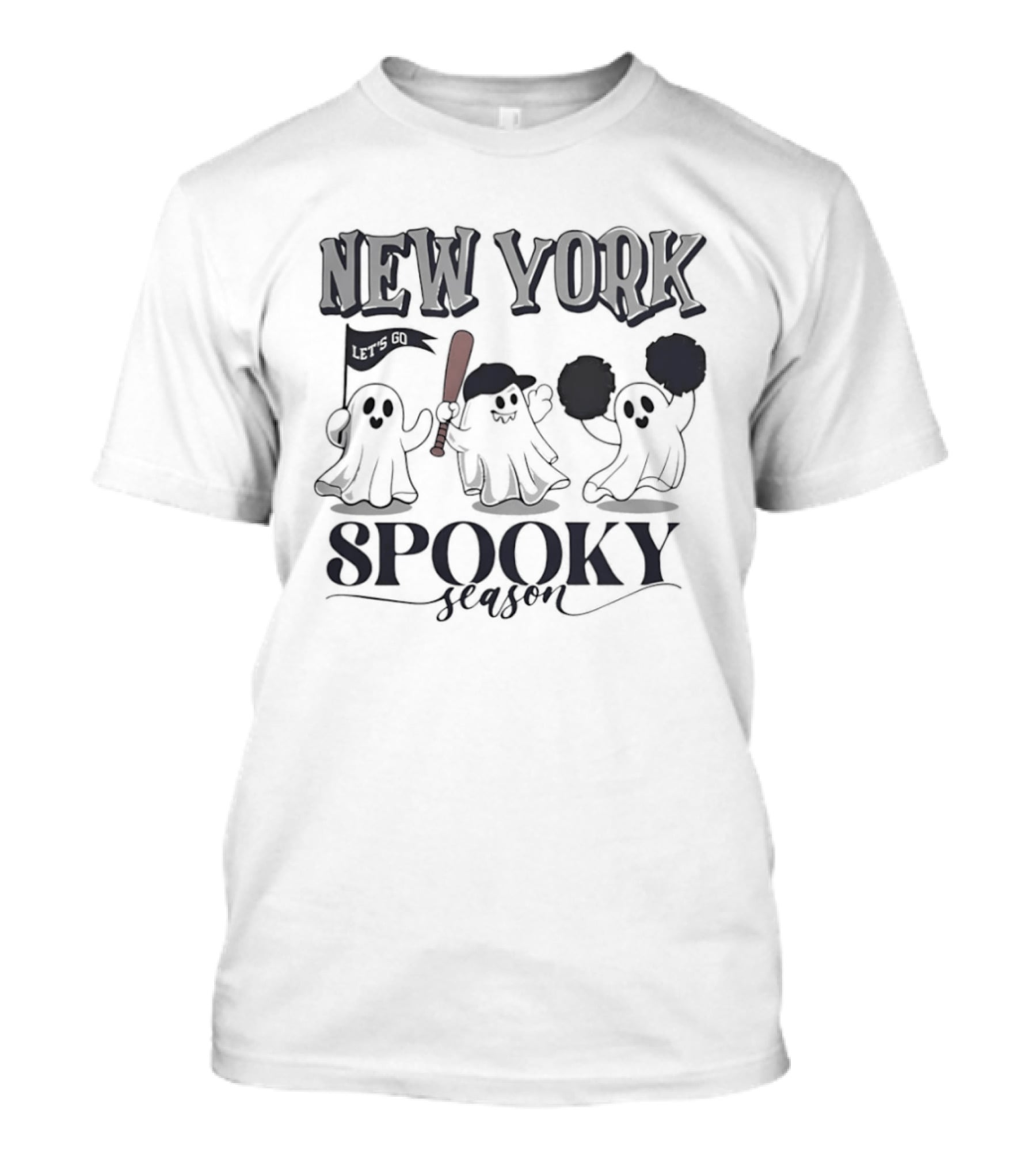 New York Spooky Season Ghosts Halloween Fun T-Shirt