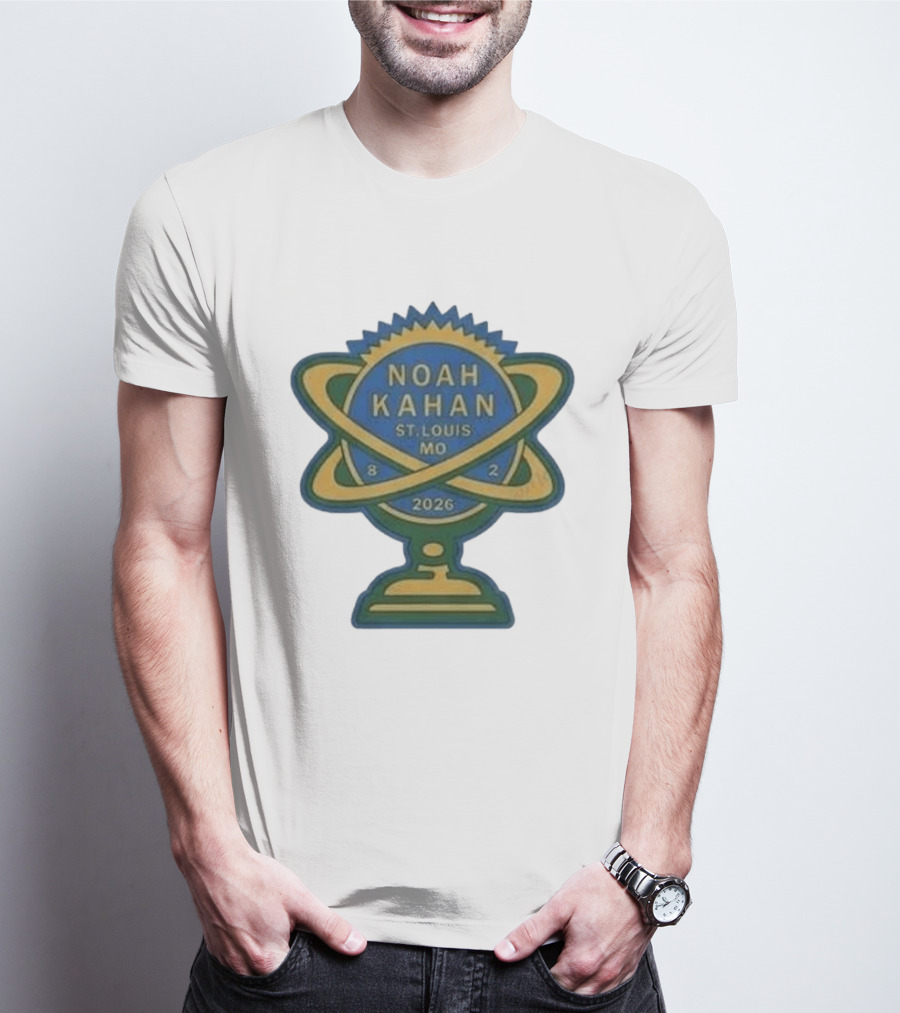 Noah Kahan St. Louis MO August 2 2026 The Great Divide Tour Busch Stadium T-Shirt