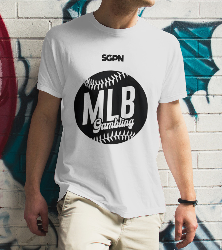 SGPN MLB Gambling Baseball Betting Enthusiasts T-Shirt