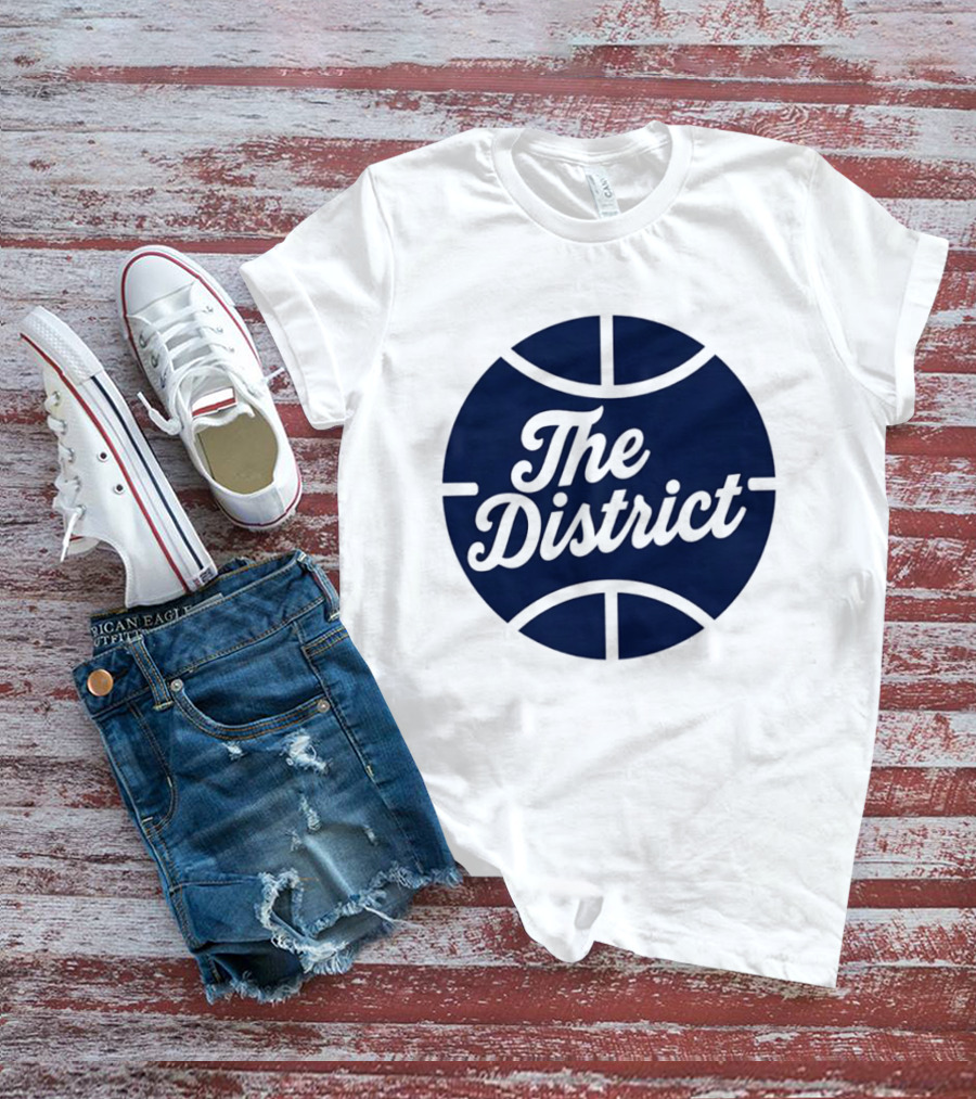 The District Basketball Branding Team Circle T-Shirt