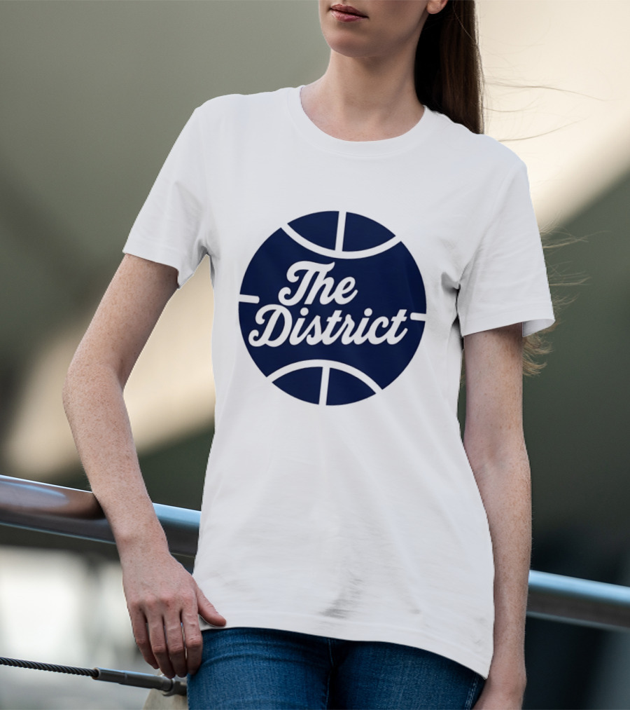 The District Basketball Branding Team Circle T-Shirt