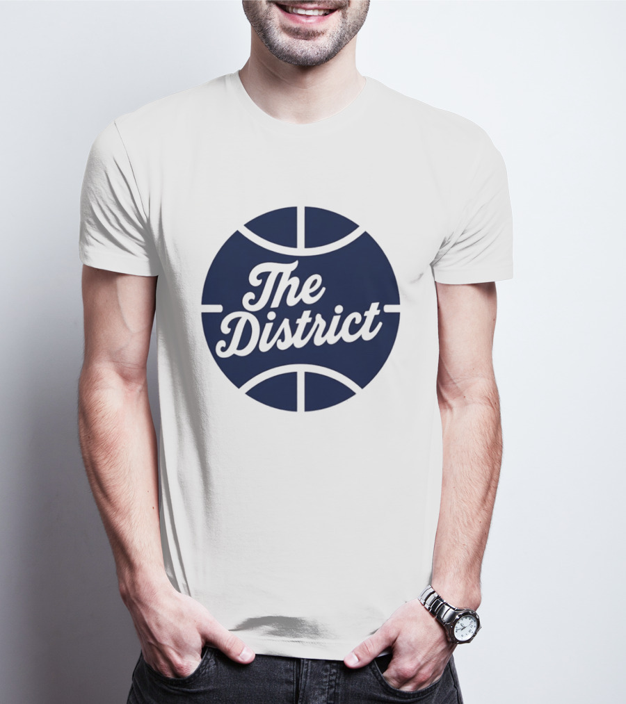 The District Basketball Branding Team Circle T-Shirt