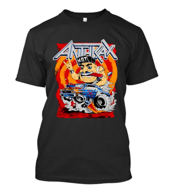 Anthrax N.O.T Muscle Car Ed Roth Style Illustration Monster Metal Rock T-Shirt